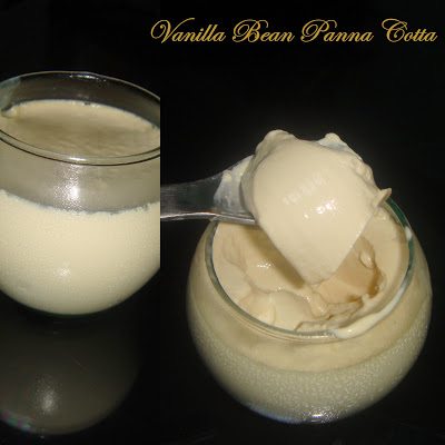 vanilla bean panna cotta