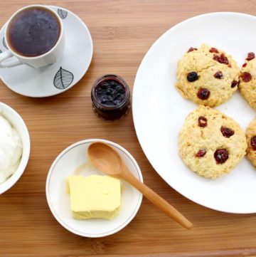 Cranberry Cream Scones