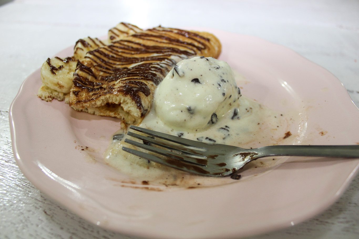 Banana Nutella Pancake Banana Nutella Pancake