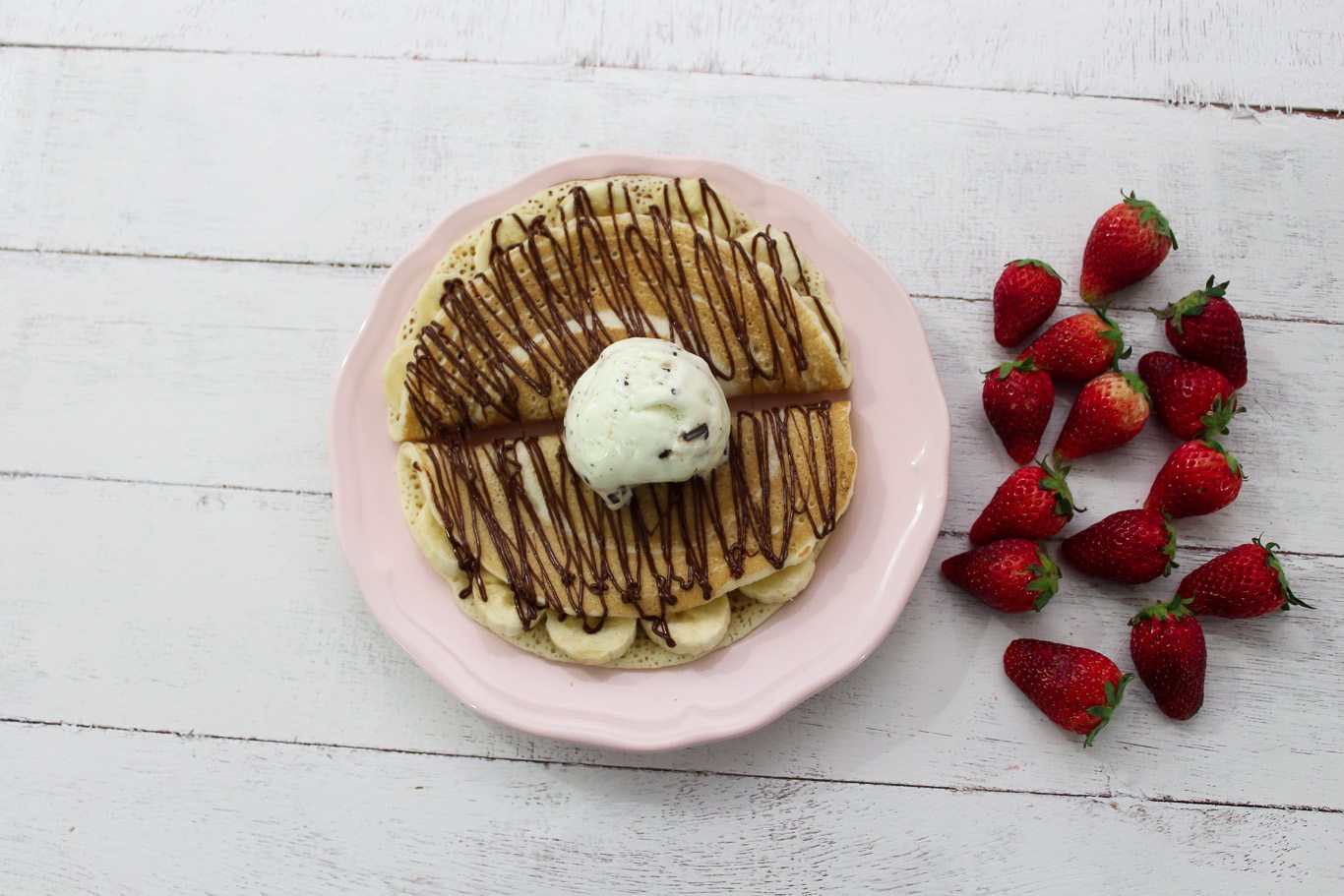 Banana Nutella Pancake Banana Nutella Pancake