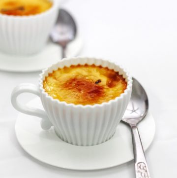 No Bake Creme Brulee