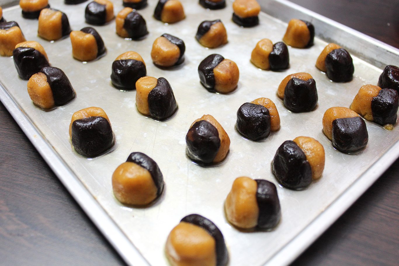 Peanut Butter and Chocolate Cookies