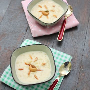 Rice kheer - Indian Rice Pudding