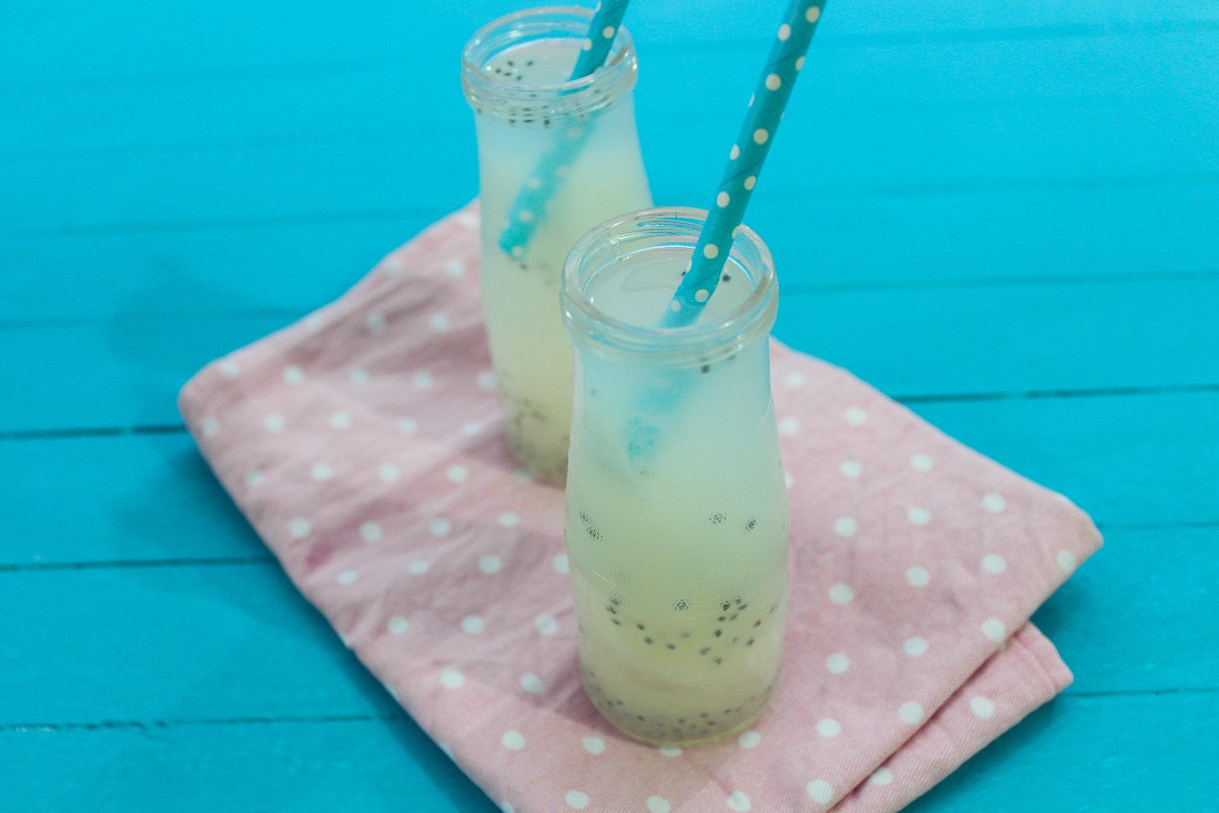 Soursop and Basil Seeds Mocktail