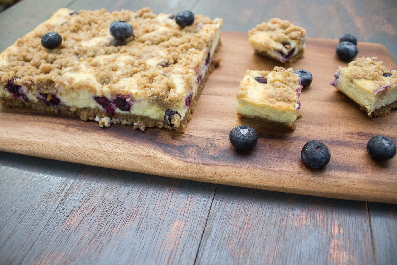 Blueberry Cheesecake Squares