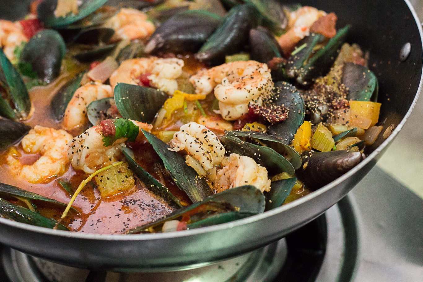 Easy Italian Seafood Soup