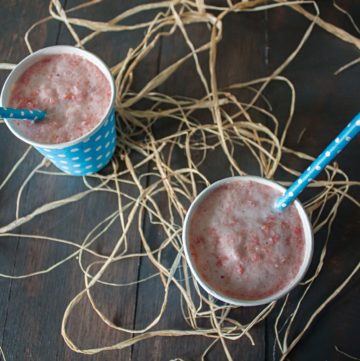 Watermelon and Soy Milk Smoothie