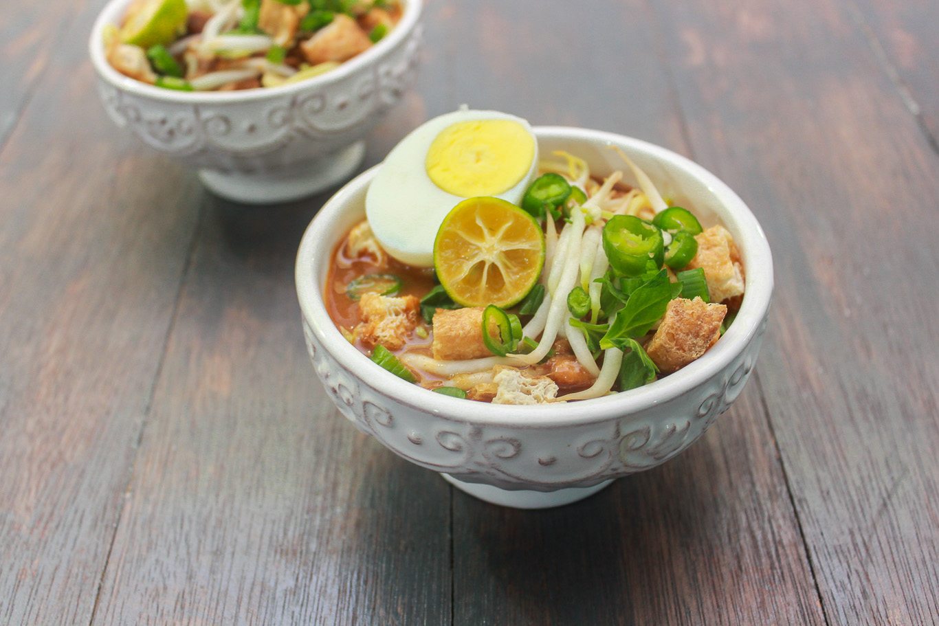 Mee Rebus – Noodles in Sweet Potato Gravy 