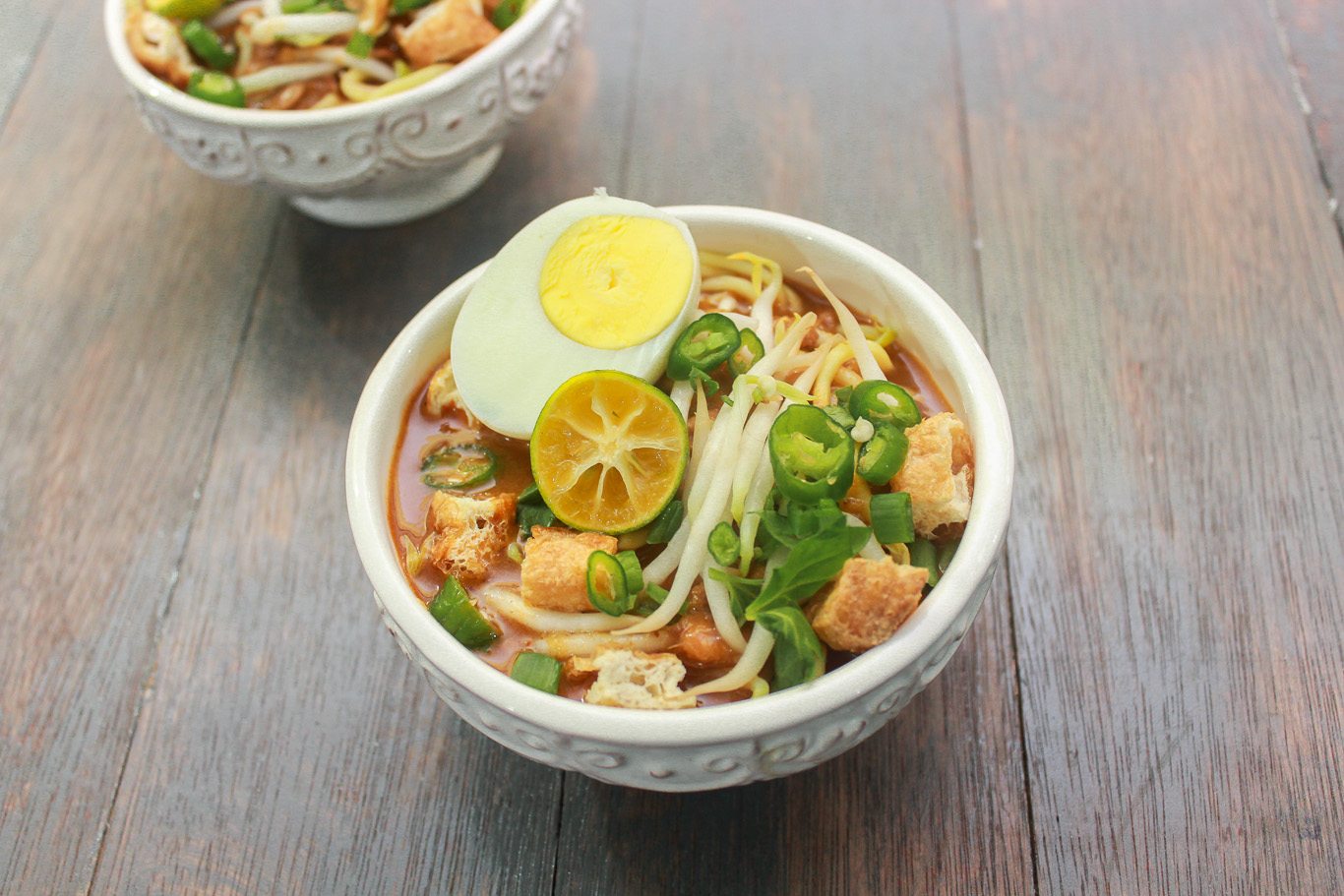 Mee Rebus – Noodles in Sweet Potato Gravy 