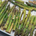 Roasted Asparagus in Balsamic Butter vinaigrette