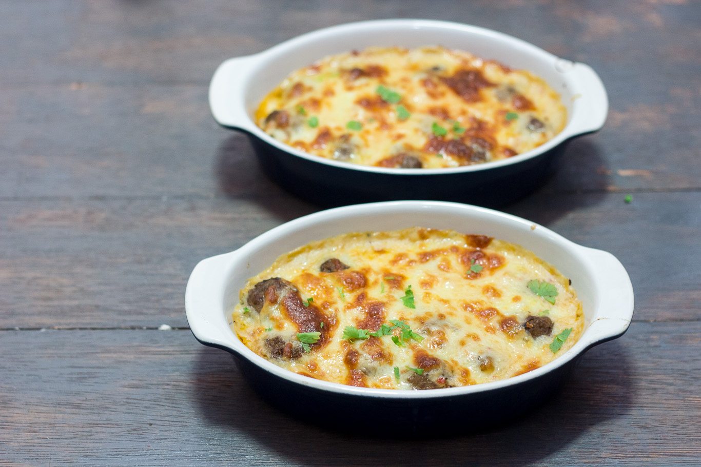 Baked Meatballs in Creamy Sauce