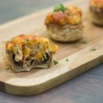 Three Cheese Stuffed Mushrooms