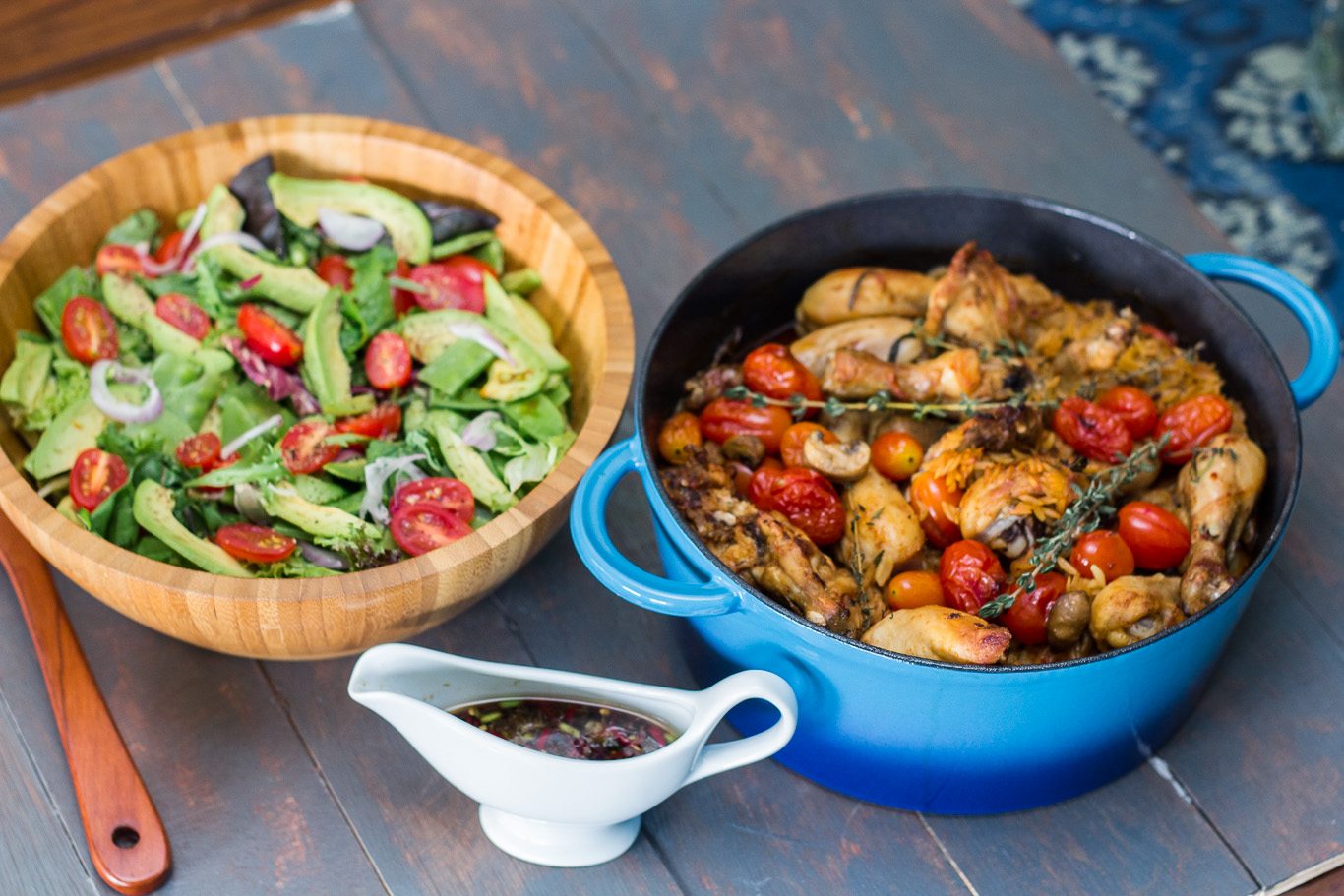 Baked Chicken and Orzo