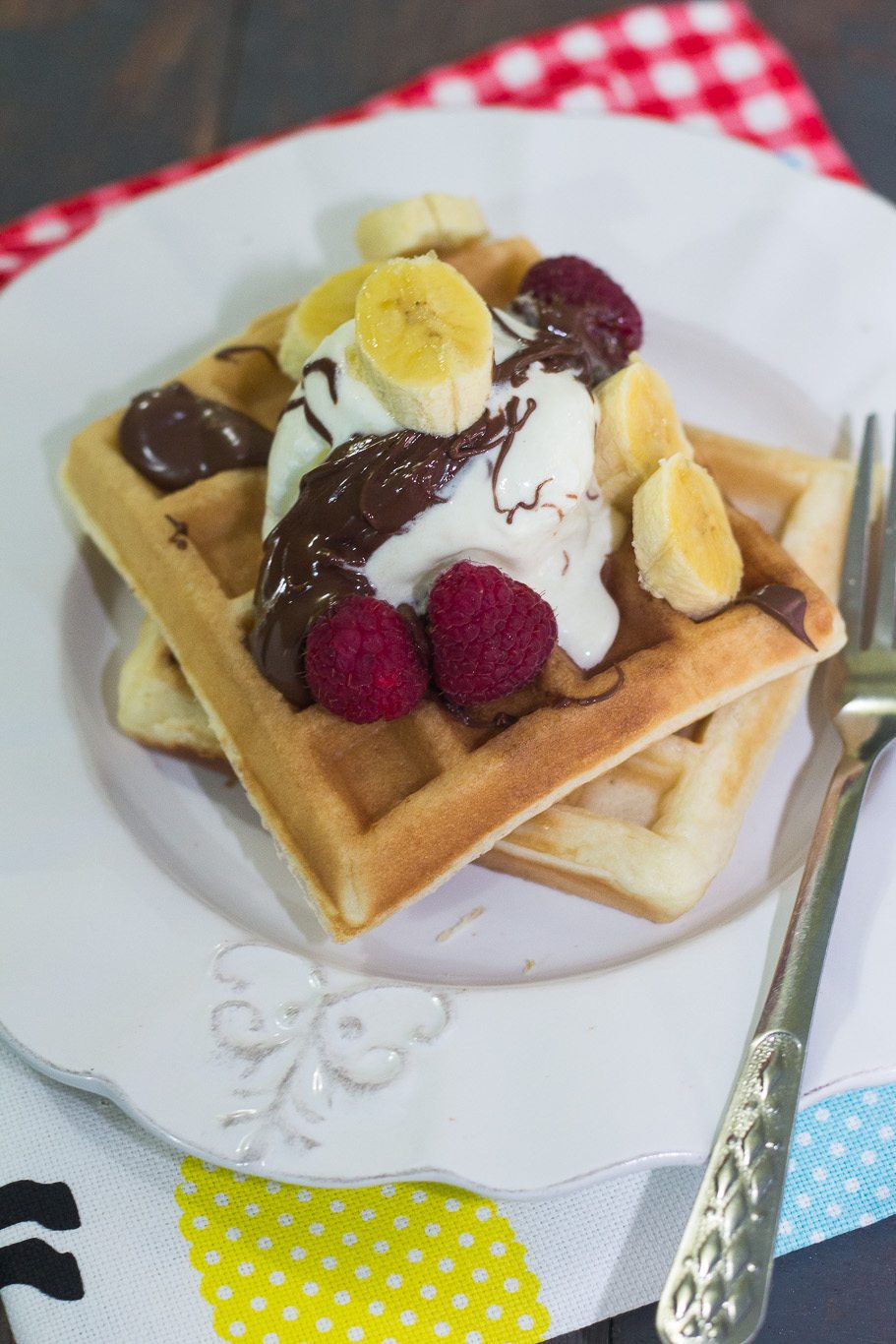5 Minutes Fluffy Waffle Recipe