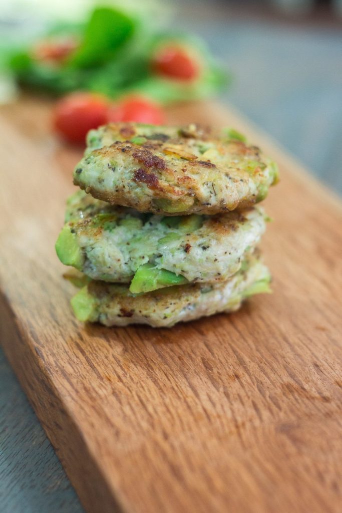Chicken Avocado Burgers