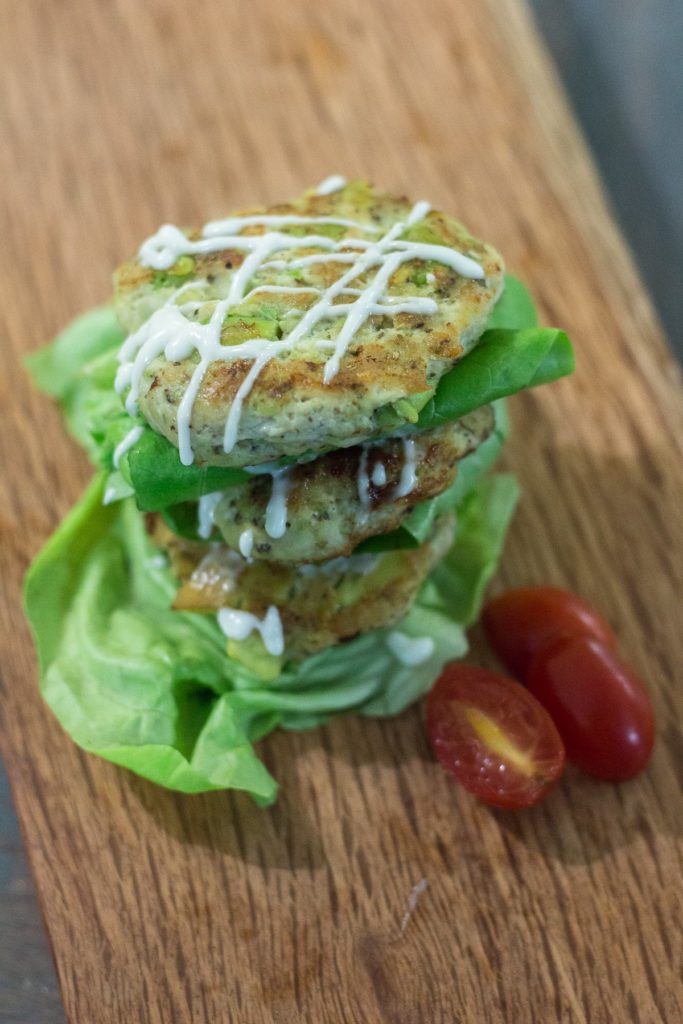 Chicken Avocado Burgers