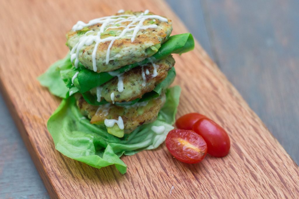Chicken Avocado Burgers