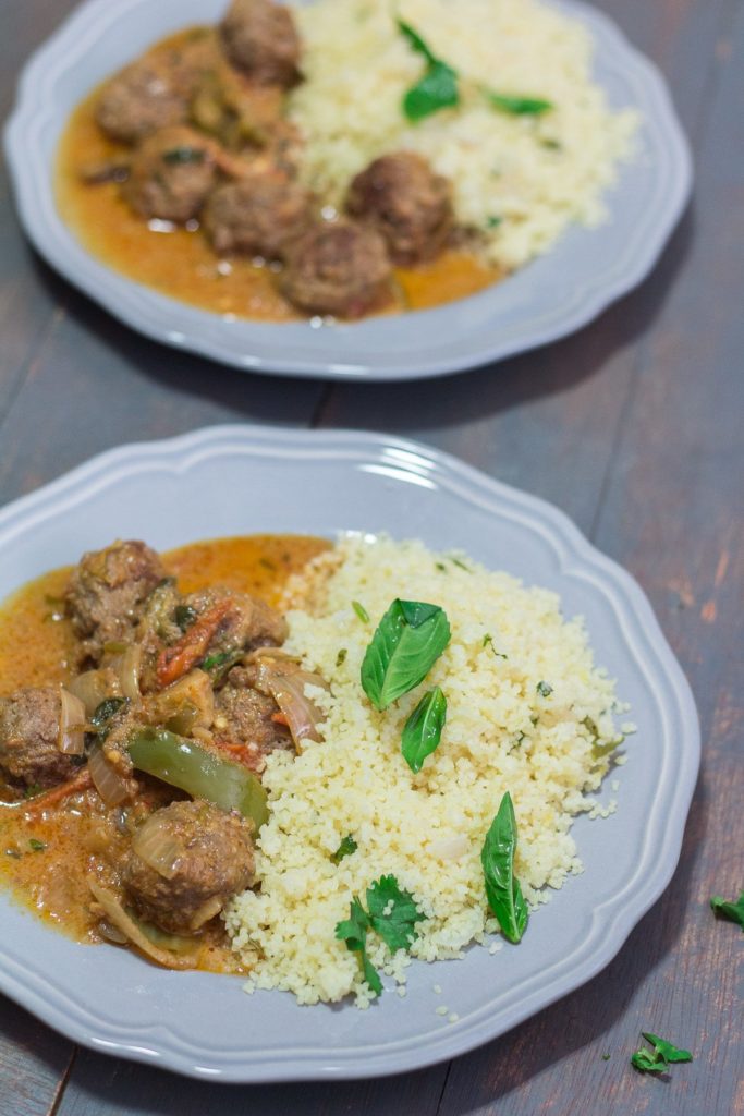 Harissa Meatball Stew