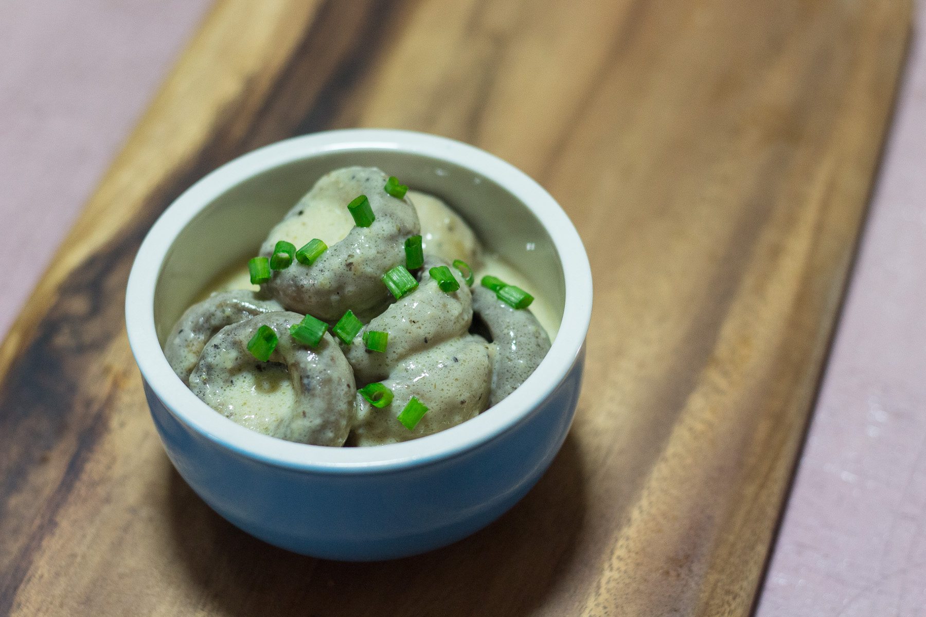 Creamy Garlic Mushrooms
