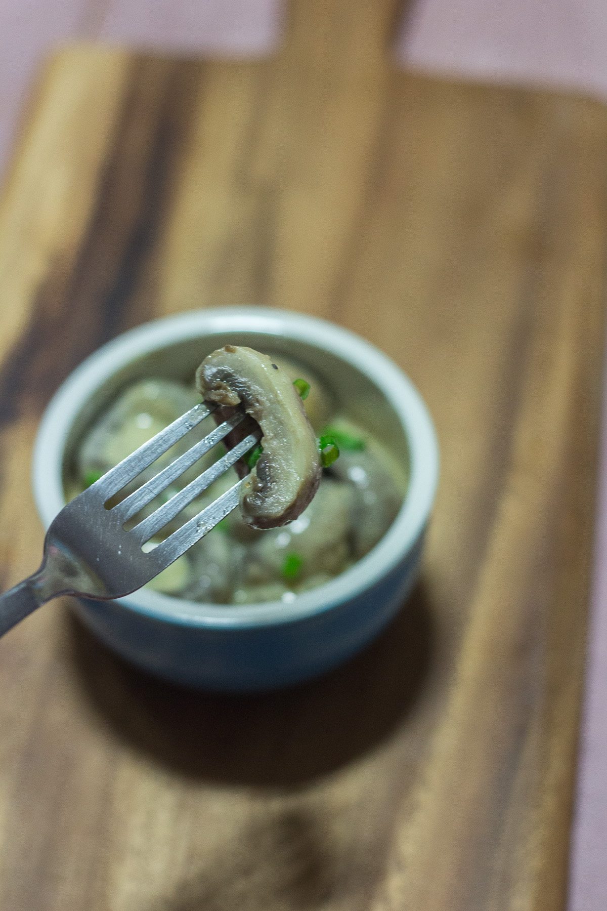 Creamy Garlic Mushrooms