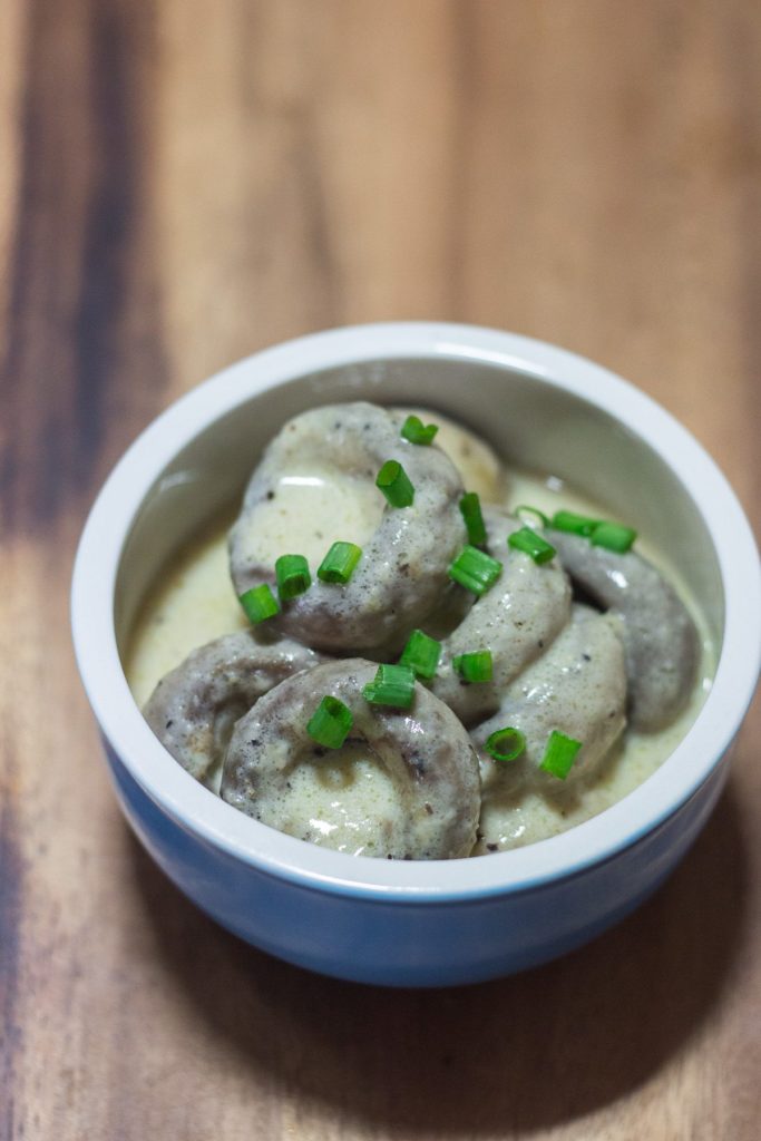 Creamy Garlic Mushrooms