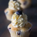 Lemon Blueberry Cupcakes with Swiss Meringue Buttercream