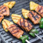 Grilled Salmon Kebabs