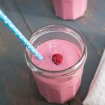 Vegan Raspberry and Coconut Smoothie