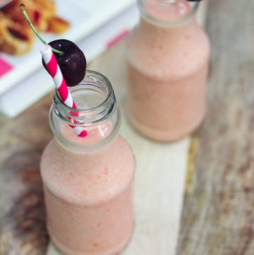 Carrot Peach and mango smoothie
