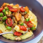 Grilled Vegetables with Parmesan Polenta