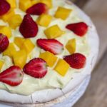 Pavlova With Lemon Curd Cream