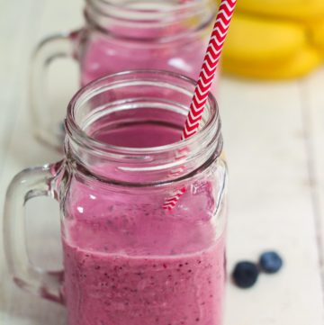 Rasberry Blueberry Banana Smoothie