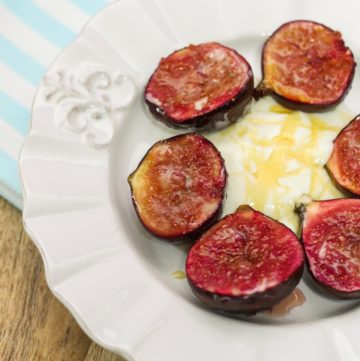 Honey Roasted Figs with Greek Yogurt