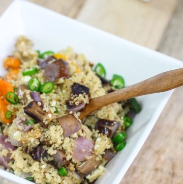 Lemon Couscous with Grilled Vegetable Salad