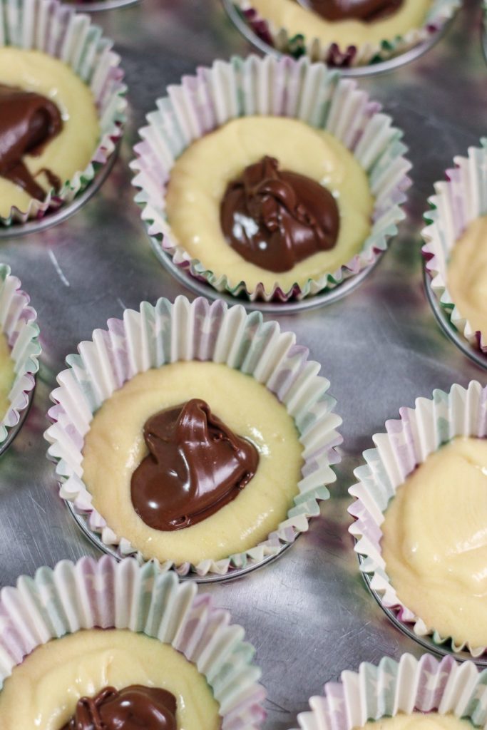 Nutella Swirl Cupcakes