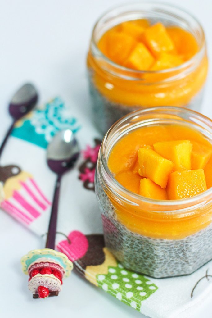 Delicious Mango and Coconut Chia Pudding