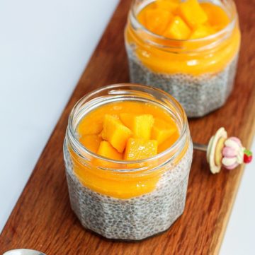Delicious Mango and Coconut Chia Pudding