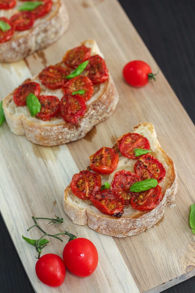 Roasted Tomato Bruschetta