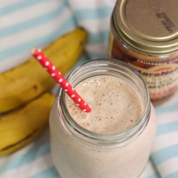 Almond Butter Banana Smoothie