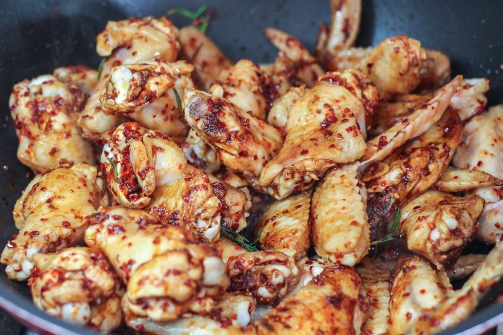 Delicious Stovetop Honey Chicken Wings 