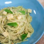 Creamy Pesto Spaghetti