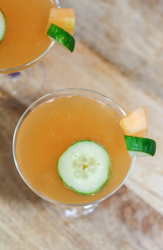 Melon and Cucumber Aqua Fresca