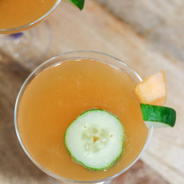 Melon and Cucumber Aqua Fresca