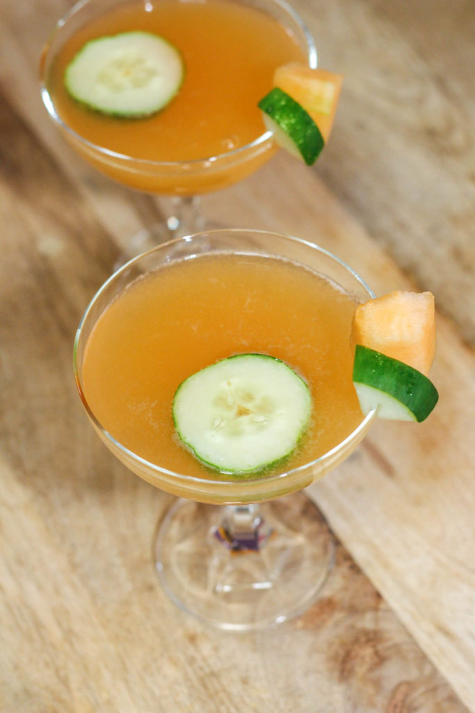 Melon and Cucumber Aqua Fresca