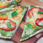 Delicious Pesto Naan Pizza