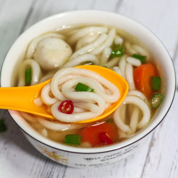 15 Minute Udon Noodle Soup
