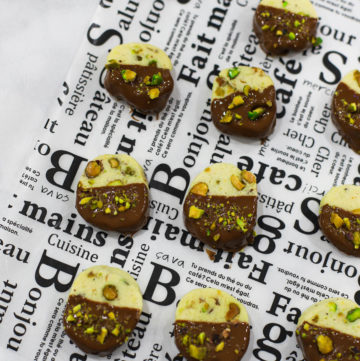 Chocolate Pistachio Cookies