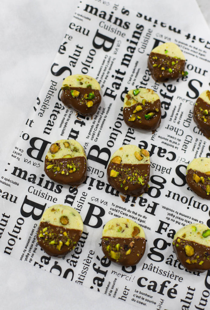 Chocolate Pistachio Cookies