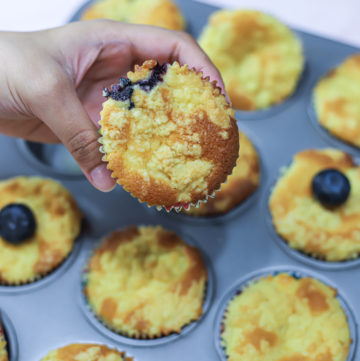Blueberry Cream Cheese Muffins