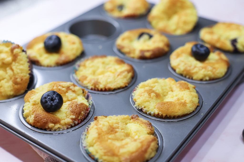 Blueberry Cream Cheese Muffins